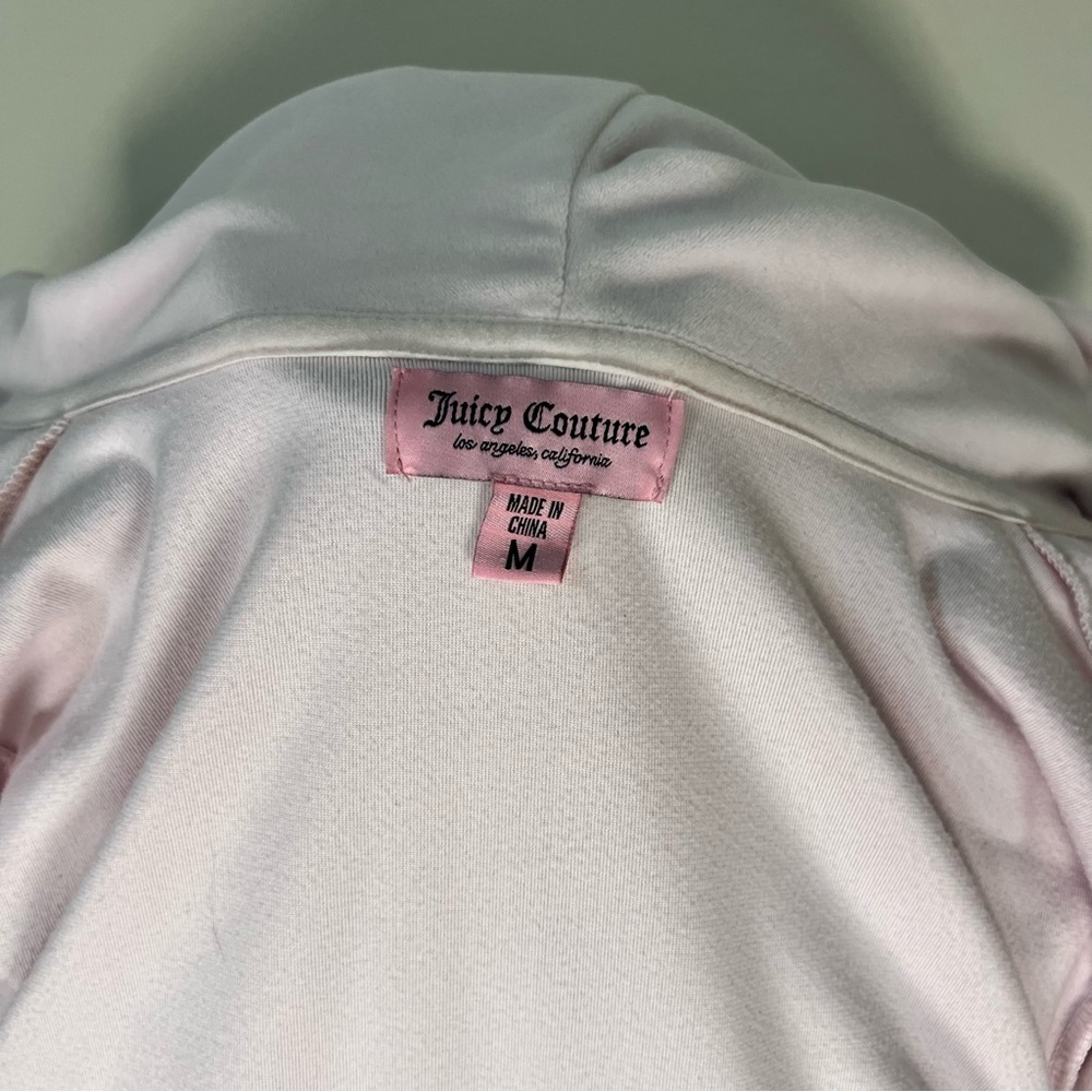 Juicy Couture x Aeropostale Baby Pink Velour Tracksuit Set Y2K Women’s Size M - Picture 13 of 15